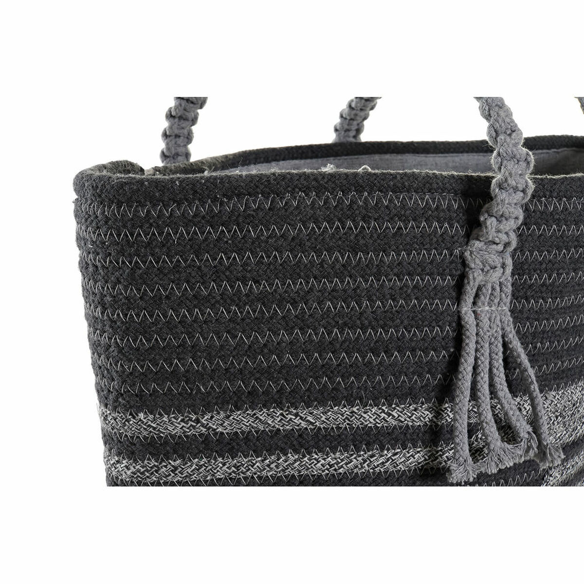 Väska DKD Home Decor 48 x 16 x 36 cm Grå